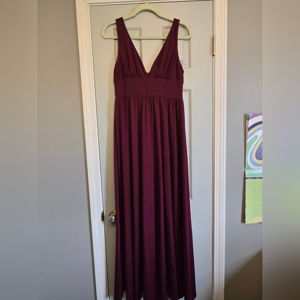 Ever Pretty Deep Purple Maxi Dress